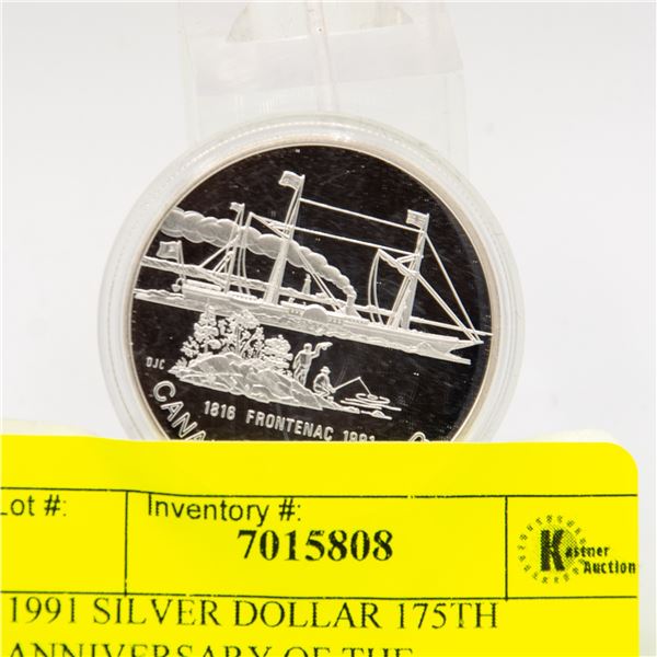 1991 SILVER DOLLAR 175TH ANNIVERSARY OF THE