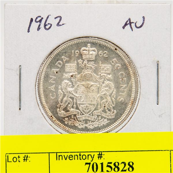 1962 CANADIAN SILVER HALF DOLLAR