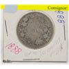 1888 CANADIAN SILVER 50 CENT COIN