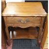 Image 1 : MALCOM SOLID WOOD END TABLE W/ SINGLE DRAWER