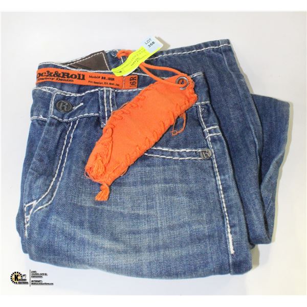 NEW ROCK & ROLL COWBOY DENIM SIZE 16 REGULAR