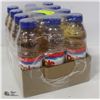 Image 1 : CASE OF 12 DOLES 100% APPLE JUICE,450ML BOTTLES