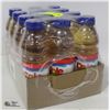 Image 1 : CASE OF 12 DOLES 100% APPLE JUICE,450ML BOTTLES