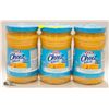 Image 1 : LOT OF 3 KRAFT CHEEZ WHIZ LIGHT,450G,BB SEPT 7/22