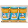 Image 1 : LOT OF 3 KRAFT CHEEZ WHIZ LIGHT,450G,BB SEPT 7/22
