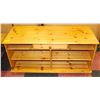 Image 1 : TV CONSOLE SOLID WOOD - 45L X 19W X 22T