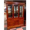 Image 1 : WOODEN & GLASS CHINA CABINET W/INNER LIGHTING