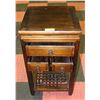 Image 1 : VINTAGE ORIENTAL DISPLAY PODIUM WITH DRAWERS