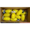 Image 1 : FLAT OF 10 KWIKTEK 3" X 5" YELLOW PLASTIC FLOATS