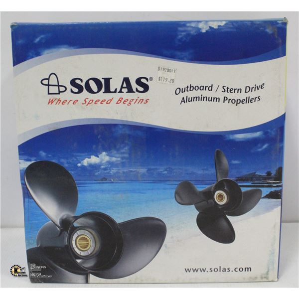 SOLAS AMITA 3 9.25  9 PITCH MERCURY PROPELLER