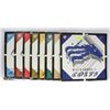 Image 1 : SET OF 8 CFL PLAYCARDS FROM 1993 US & CAN