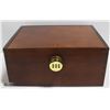 DARK WOOD LOCKING BOX