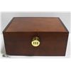 Image 1 : DARK WOOD LOCKING BOX