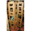5 FOOT TALL 3 PANEL PICTURE DISPLAY ROOM DIVIDER