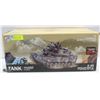 Image 1 : GERMAN TIGER TANK RC - 1/18 SCALE WITH SMOKE &