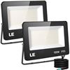 Image 1 : PAIR OF NEW LE 100WATT IP65 LED FLOOD LIGHTS