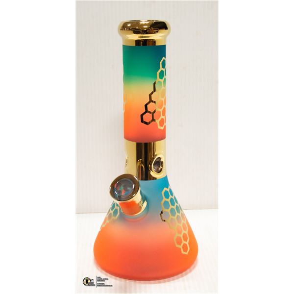 NEW 12  RAINBOW HONEYCOMB BONG