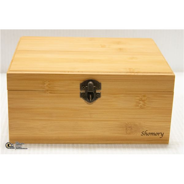 2 NEW BAMBOO BOXES