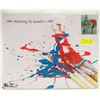 Image 2 : DIY PAINT BY NUMBERS KIT RED UMBRELLA KISS