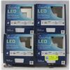 Image 1 : LOT OF 4 LED ULTRASLIM RECESSED SQUARE LED LIGHT
