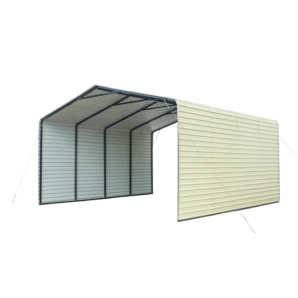 NEW 20 X 20 CARPORT ENCLOSED New 20 x 20 carport enclosed