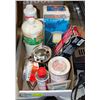 Image 1 : BUTANE GAS CAMPING STOVE + PROPANE LANTERN
