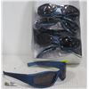 6 PAIRS OF BLUE MODERN ITALIAN SUNGLASSES