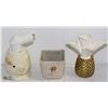 Image 1 : LOT OF 3 AROMATHERAPY DECOR PIECES