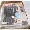 Image 1 : FLAT OF SEALED CIRCA 1960'S LIFE MAGAZINES + MORE