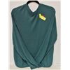 Image 1 : NEW MENS LARGE LONG SLEEVE PAJAMA SHIRT, GREEN