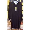 Image 1 : NEW CALVIN KLEIN WOMENS XL BLACK LONG SLEEVE DRESS