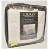 NEW REPACK LAUREN QUEEN WHITE DOWN DUVET