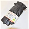 Image 1 : NEW PAIR OF MENS XL LEATHER BLACK FLEECE LINED