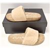 Image 1 : NEW PAIR OF SIZE 8 COACH ULLA SHEARLING SLIDES