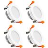 Image 1 : NEW YGS-TECH 2" LED RECESSED LIGHTING DIMMABLE 4PK