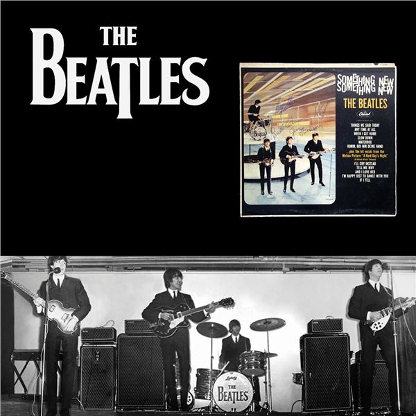 The Beatles Signed "Something New" Album