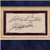 Image 2 : George Washington & Thomas Jefferson Signed Cut