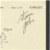 Image 2 : Steven Jobs Signed  U. S. Patent Sheet 3 of 8