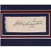 Image 2 : Custom Framed George Washington Signed Cut