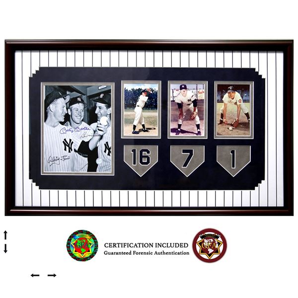 New York Yankees Hall Of Fame Legends Signed GFA