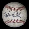 Image 2 : Babe Ruth Signed Red Stitched Reach Baseball