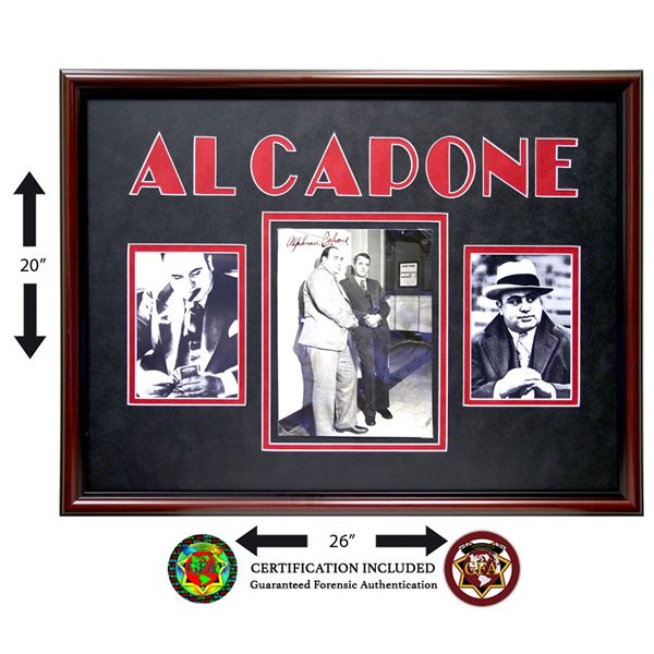 Al Capone Signed 8 x 10 Photo