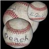 Image 3 : Lou Gehrig Signed Red Stiched Baseball
