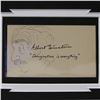 Image 2 : Albert Einstein Signed & Inscribed Card