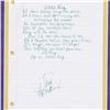 Image 3 : Jimi Hendrix Signed HandwrittenLyrics"Little Wing"