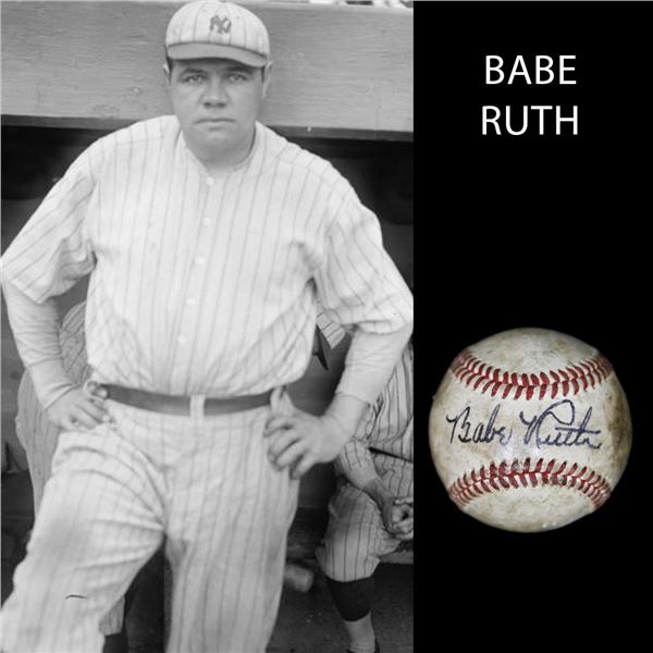 Babe Ruth Signed Baseball