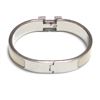 Image 3 : Hermes Ivory Clic Clac Bangle Bracelet PHW