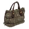 Image 3 : Prada Green Tessuto Nylon Gaufre Tote Bag