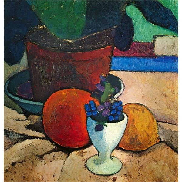 Paula Modersohn-Becker - Still Life with Lemon, Orange and Tomato