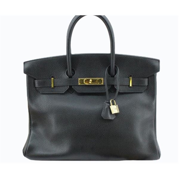 Hermes Black Togo Leather Birkin 35 cm Handbag GHW